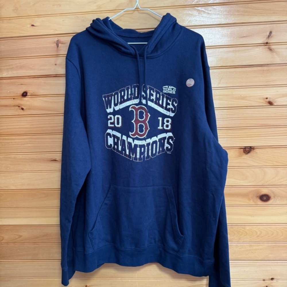 Boston Red Sox MLB World Series Champions 2018 Navy Hoodie XL